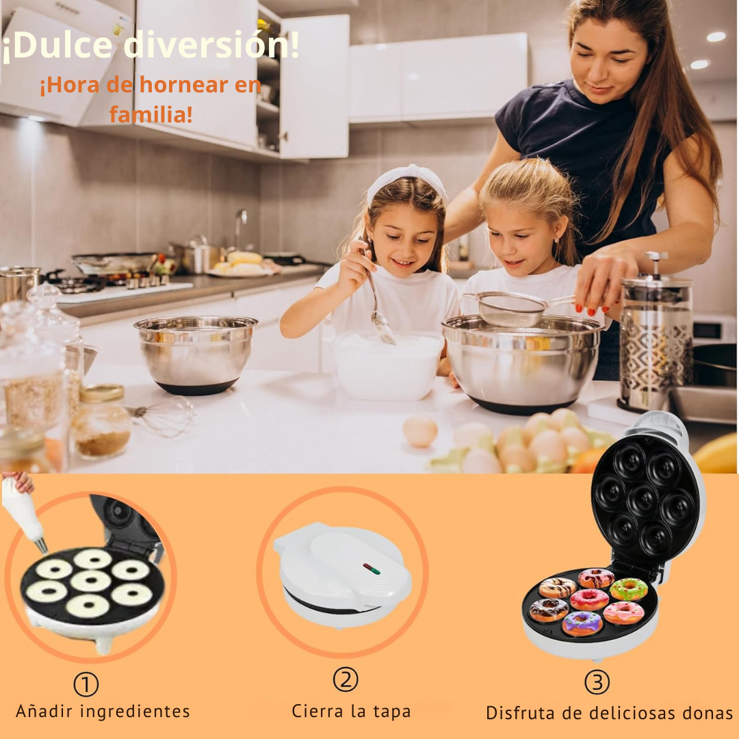 SweetMakers™ | Máquina para Mini Donas Caseras y Emprendimientos