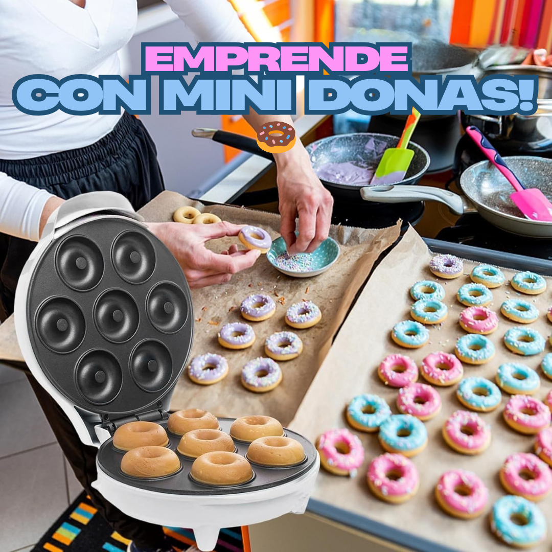 SweetMakers™ | Máquina para Mini Donas Caseras y Emprendimientos